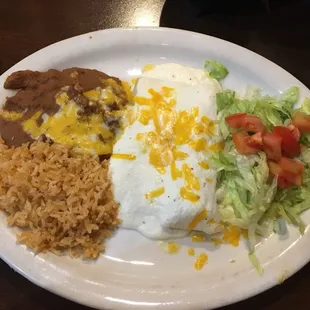 Avocado Enchiladas with Sour Cream Sauce