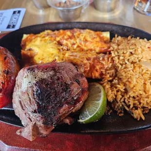 Beef Tenderloin &amp; Brisket Enchiladas