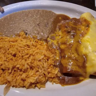 Natalyn's dish. It comes with a taco photographed separately.