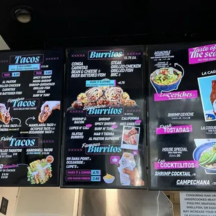 Menu (May 2024)