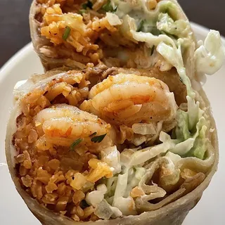 Spicy Shrimp Burrito