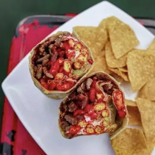 Hot Cheetos Burrito