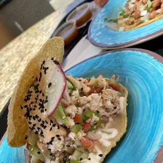 Shrimp Ceviche Tostada