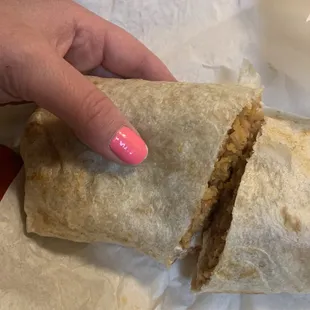 Giant Bean n Rice Burritos