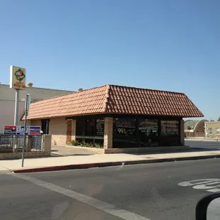 Too hot to get out of the car to take picture.