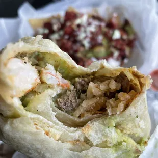 Surf n Turf Burrito