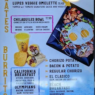 Lupe's Menu #1