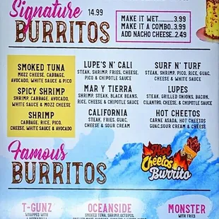 Lupe's Menu #2