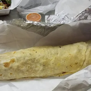 Fish Burrito with Fries Special