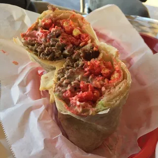 Hot Cheetos Burrito