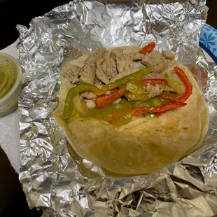 Best breakfast taco EVER. MUST have the green salsa (if you can stand the heat).