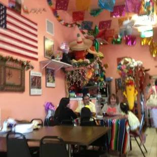 the interior of a restaurant