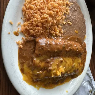 Bedford plate. Taco on the side