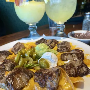 Beef Fajita nachos