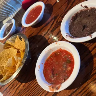 I love their salsa and beans.