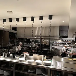 View from the chef's counter