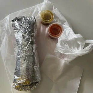 Surprise burrito to go