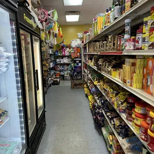a grocery store aisle