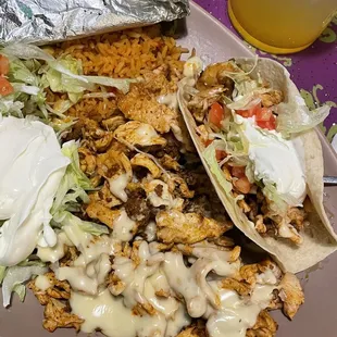 Quedo chicken with chorizo