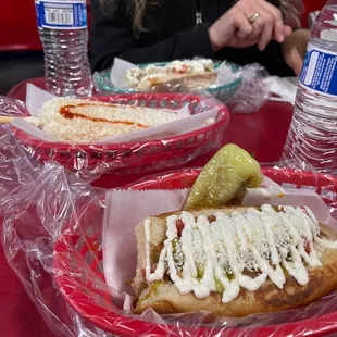 Sonoran Dogs and Elote