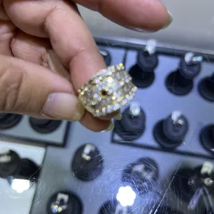 I finally found a jewelry to fix my mothers ring. I can't wait to see the finished product.