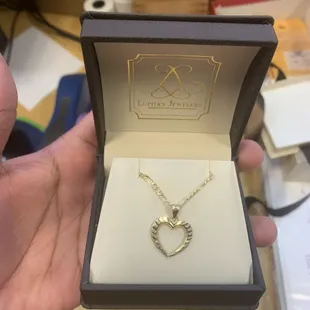 Gold Necklace for Girlfriend Corona Riverside Area low price Lupita's Jewelers