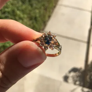 Luis perfectly re-sized my ring and even polished it for me! I thought it was pretty beforehand...now it's absolutely flawless.