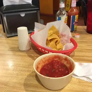 The salsa was so fresh. I could taste the cilantro, which I love.