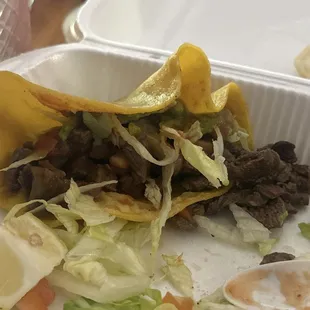 Carne asada taco