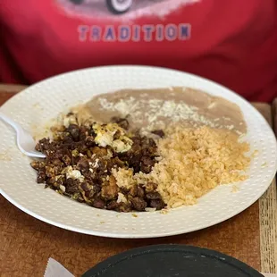 Chorizo y huevo desayuno (delicioso!)