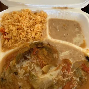 Chile Relleno combo, to go