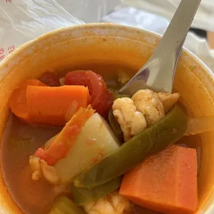Caldo de Camaron, to go