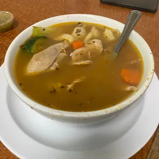 Caldo de pollo