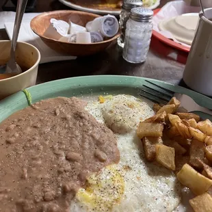 Huevos rancheros, sauce on the side