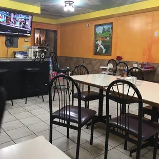 a dining area