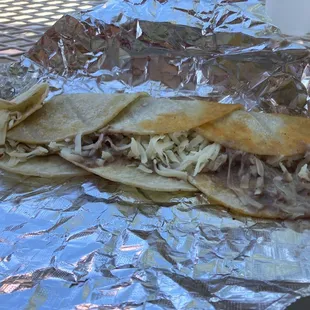 Bean and cheese 'burrito'