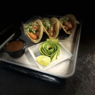 Shrimp street tacos