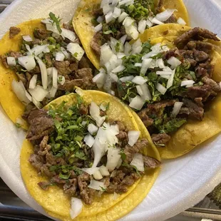 Tacos asada pollo pastor