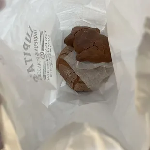 Pig cookie and chocolate concha