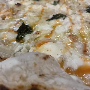 Milk and honey pizza
