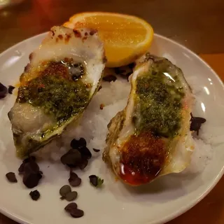 Wood Fired Oysters