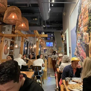 Busy place with a nice vibe!