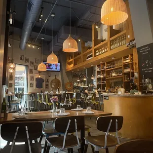 Inside of the restaurant