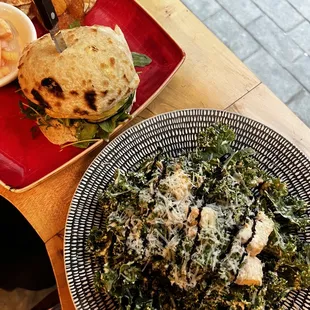 Verdura Panini and Cavolo Nero Salad
