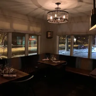Upper level seating