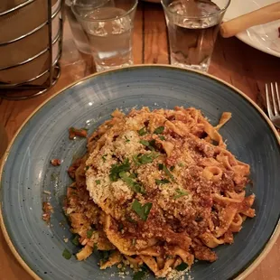 Fettuccine ragu bolognese