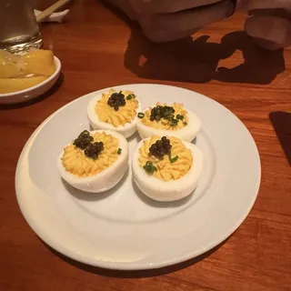 Deviled Eggs w/ Caviar