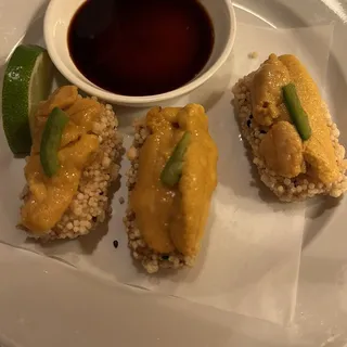 Uni Jalapeo Crispy Sushi Rice