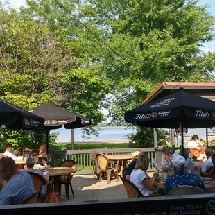 View of Lake from outdoor patio!