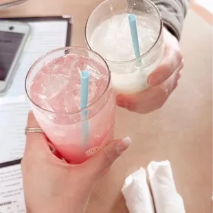 Shirley Temple and one of the CBD Cocktails